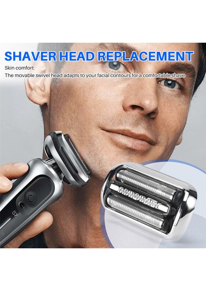 Braun 73S Serisi 7 70-N1300S 70-S4200CS 70-B7200CC 70-N4300CS 70-B4320CS 70-S7300CC Için Yedek Elektrikli Tıraş Makinesi Başlığı (Yurt Dışından) fırsatları