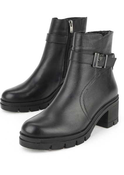 , Kadın Hakiki Deri Bot 1531022Z7694 Siyah indirimleri