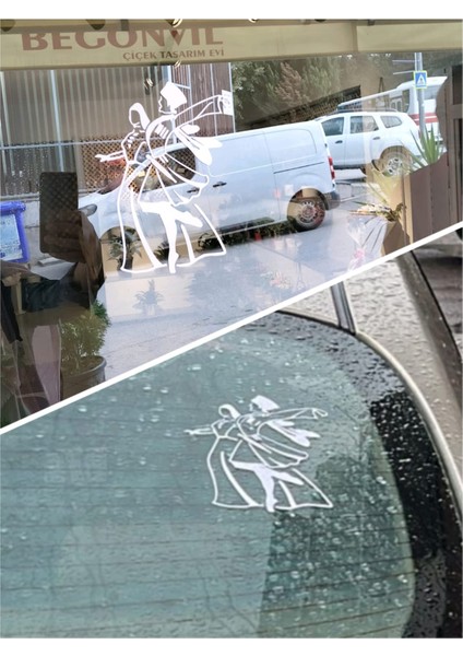 Oto Sticker Kafkas Figürlü