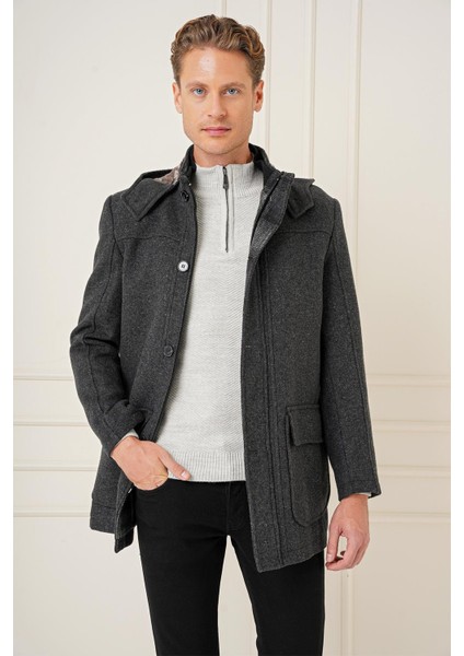 Ka 083 Slim Fit Antrasit Spor Kaban modelleri