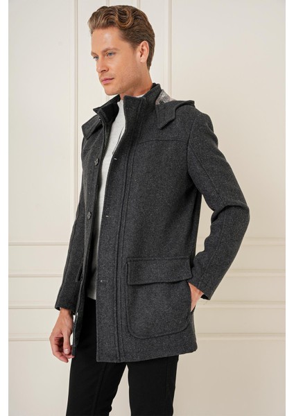 Ka 083 Slim Fit Antrasit Spor Kaban indirimleri