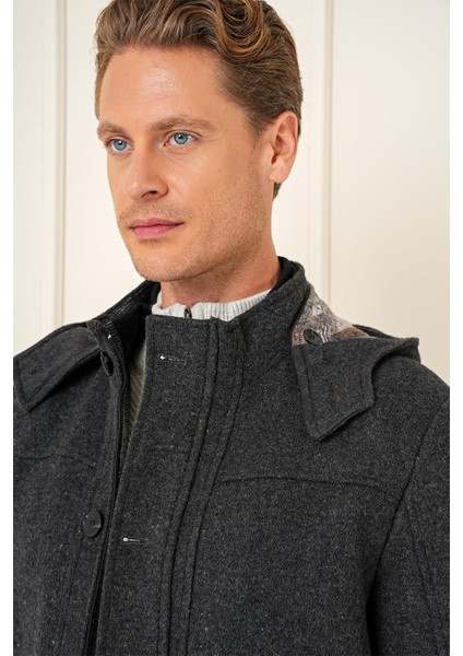 Ka 083 Slim Fit Antrasit Spor Kaban