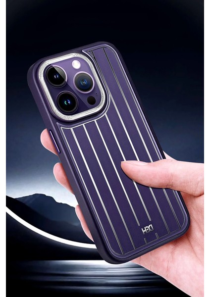 iPhone 15 Pro Kılıf HBC-190 Kolaj Kapak - Derin Mor modelleri