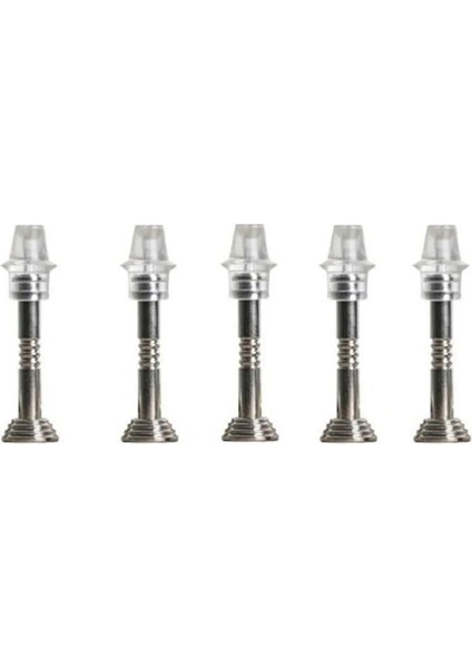 5 Adet Gizli Vidalı Kapı Tamponu Nikel - 10CM fiyatları