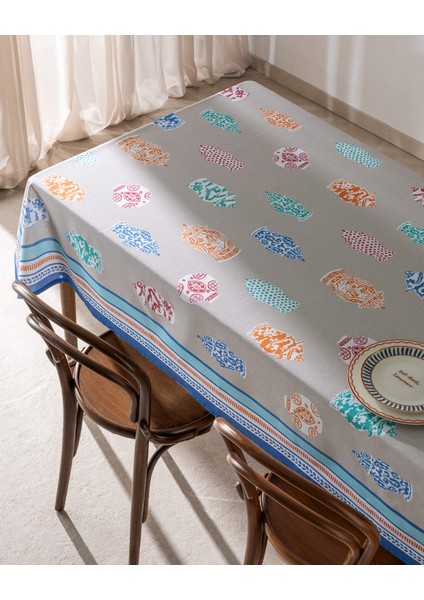 Rosanel Masa Örtüsü - Bej - 150X150 cm