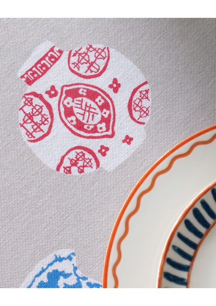 Rosanel Masa Örtüsü - Bej - 150X150 cm fırsatları