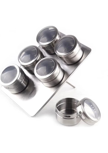 Mdb 6'lı Mıknatıslı Baharatlık Seti