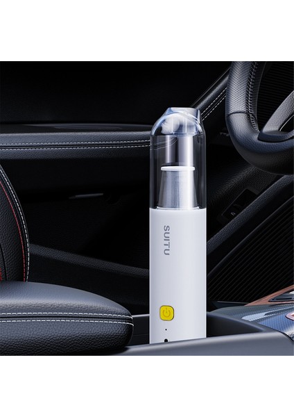 Suitu Araba Elektrikli Süpürgesi Mini Taşınabilir El Elektrikli Süpürgesi Siyah (Yurt Dışından) fırsatları