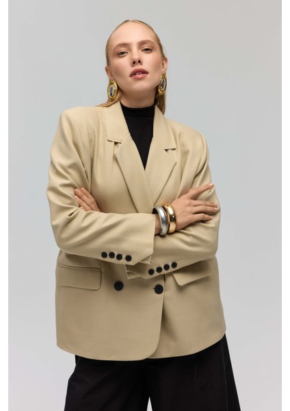 Letizia Olive Green Blazer modelleri