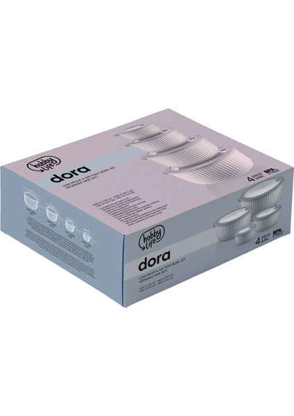 Sızdırmaz Kapaklı 4'lü Lüks Saklama Kabı Seti (Elegance Serisi) - 8.6 L indirimleri