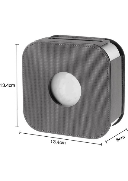 Mac Mini M4/m4 Pro Masaüstü Bilgisayar Kılıfları Için Koruyucu Deri Kılıf Toz Geçirmez Darbeye Dayanıklı Gri (Yurt Dışından) fiyatları