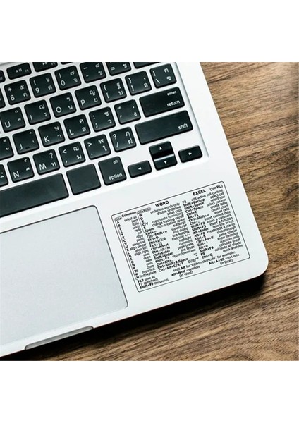 Mac Os Için Pc Dizüstü Bilgisayar Masaüstü Kısayol Etiketi Referans Klavye Kısayolu Çıkartmaları (Yurt Dışından) fiyatları