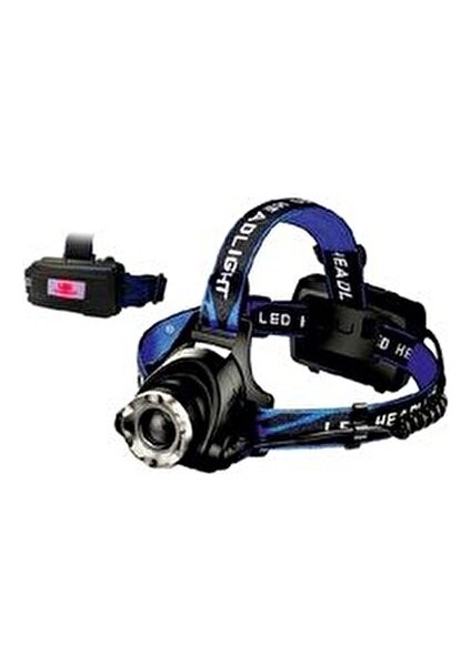 Ct 9123 Poyraz Led Kafa Feneri Şarj Edilebilir ZOOM-SOS-Geniş Açı Özellikli Mavi fiyatları