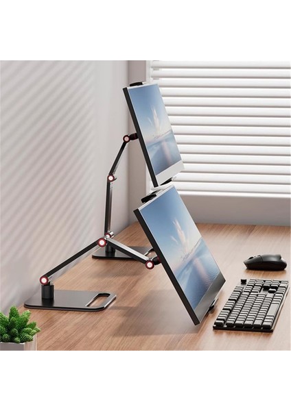 Taşınabilir Monitör Tutucu Tablet Standı Ayarlanabilir Taşınabilir Monitör Masaüstü Kelepçe Standı (Yurt Dışından) fiyatları