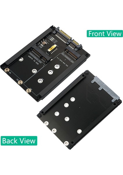 2'si 1 Arada Msata + B Anahtarı/b+M Anahtarı M.2 Ssd'den 2.5 Sata Adaptör Kartına, M2 Ngff Sata3 2230 2242 2260 2280 Için Muhafaza Soketi (Yurt Dışından) fiyatları