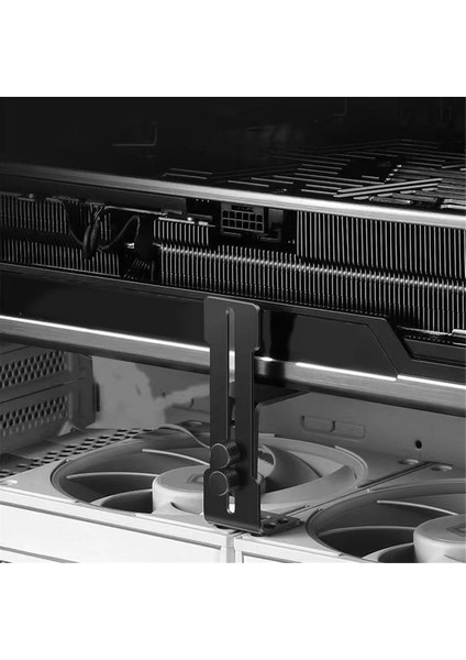 Gpu Destek Çerçevesi Ayarlanabilir Gpu Desteği Sarkmayı Önler Kasa Için Video Kartı Destek Braketi 12 cm Fan Pozisyonu Beyaz (Yurt Dışından) fırsatları