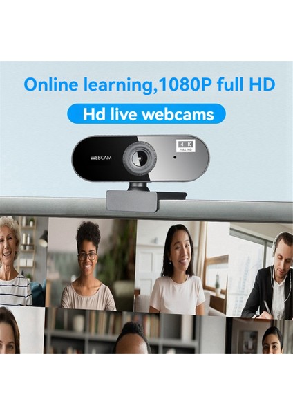 1080P 4K Hd Kamera Masaüstü Dizüstü Bilgisayar Canlı Çevrimiçi Sınıf Ağ Video Konferans Kamerası (Yurt Dışından) modelleri