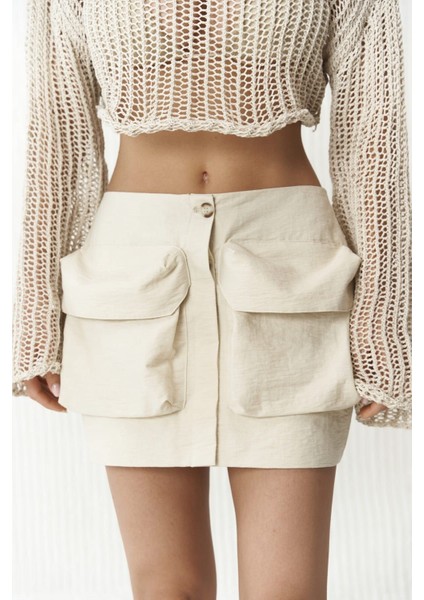 Berry Bej Mini Etek indirimleri