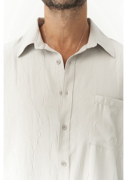 Juan Erkek Gri Gömlek fırsatları