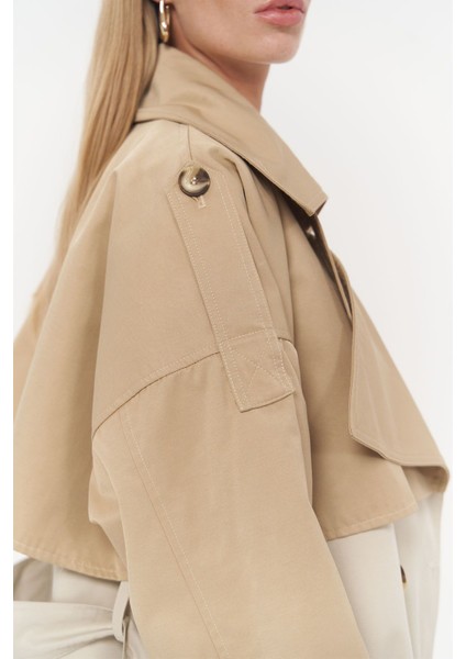 Bellamy Vizon Garnili Bej Trençkot indirimleri