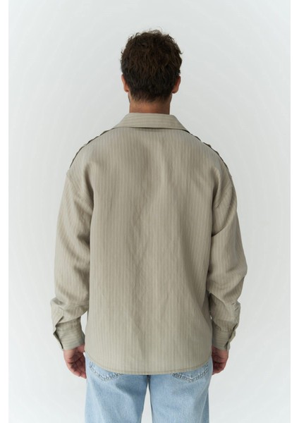 Dylan Soft Haki Erkek Gömlek modelleri