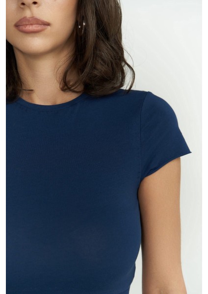 Toppin Indigo Penye Crop indirimleri