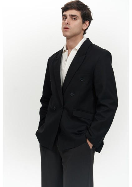 Brayden Siyah Erkek Blazer