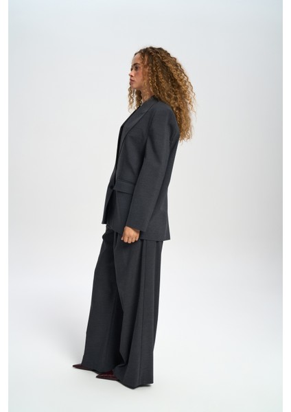 Jessical Çizgili Antrasit Blazer modelleri