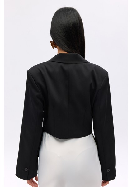 Norbury Üçgen Detay Siyah Blazer indirimleri