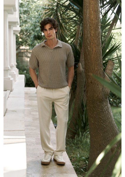 Glenn Bej Erkek Pantolon modelleri