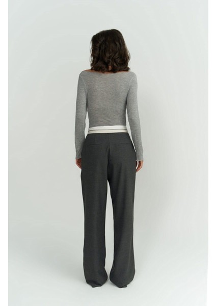 Zelmira Ters Kemer Füme Pantolon fırsatları