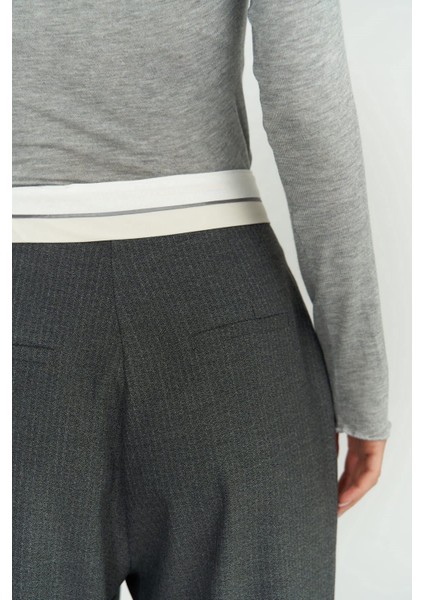 Zelmira Ters Kemer Füme Pantolon indirimleri