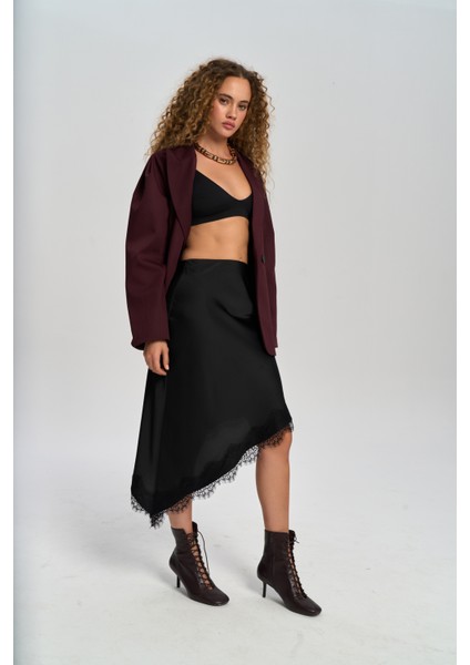 Briella Belden Oturtmalı Bordo Blazer fiyatları