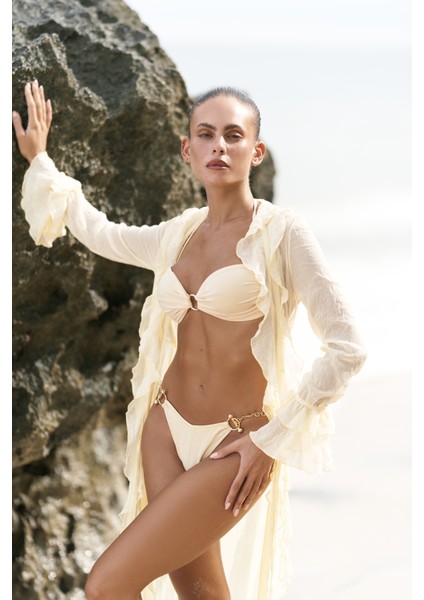 Freya Sarı Uzun Elbise indirimleri