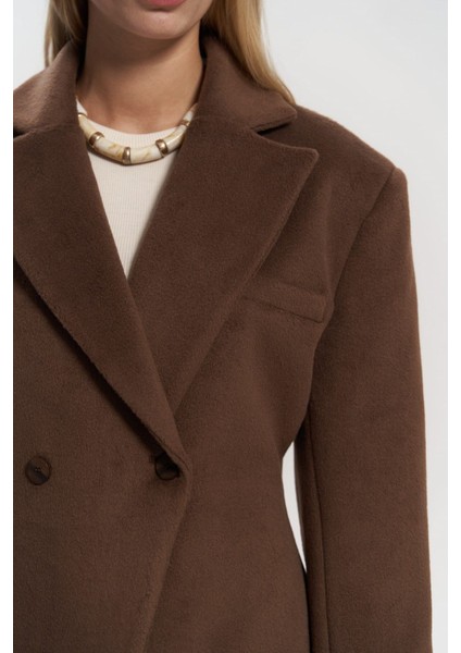 Naica Kahve Belden Oturmalı Blazer fırsatları