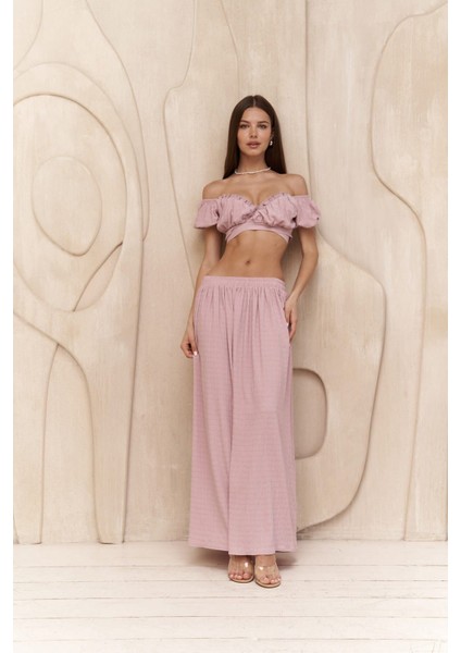 Indriya Lila Crop Etek Takım fiyatları