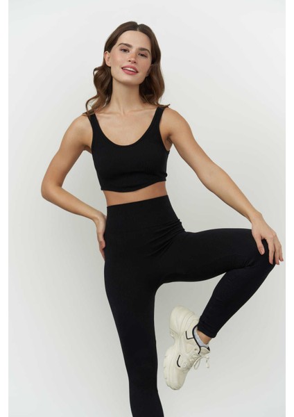 Niko Fitilli Siyah Crop modelleri