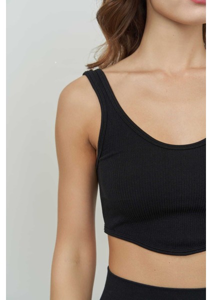 Niko Fitilli Siyah Crop fırsatları