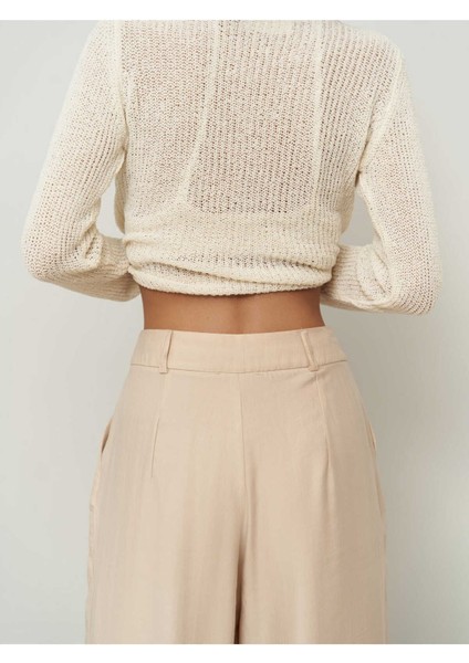 Tessa Tencell Bej Palazzo Pantolon fırsatları