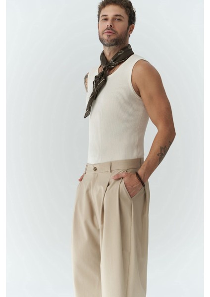 Hector Bej Geniş Paça Erkek Pantolon fırsatları