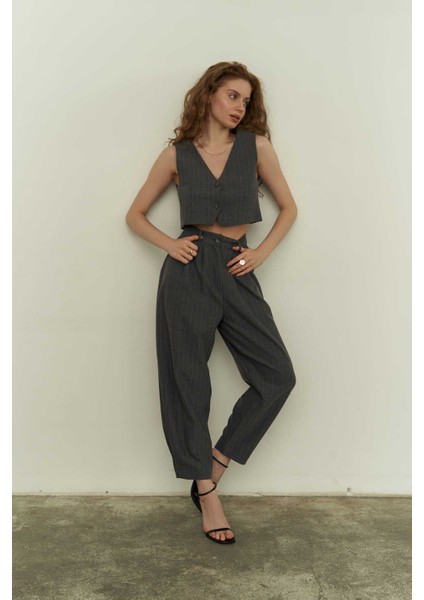 Polly Antrasit Üçlü Ceket Takım fiyatları