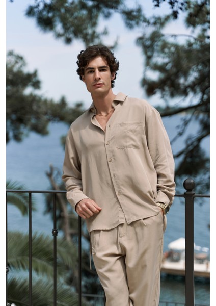 Jonathan Erkek Koyu Vizon Gömlek Pantolon Takım fırsatları