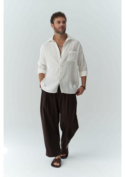 Jeremy Ekru Erkek Gömlek modelleri