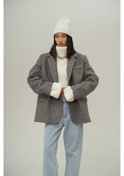 Enzo Antrasit Blazer Ceket modelleri