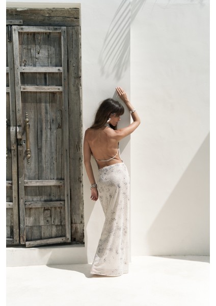 Galagher Degaje Bej Uzun Elbise fırsatları