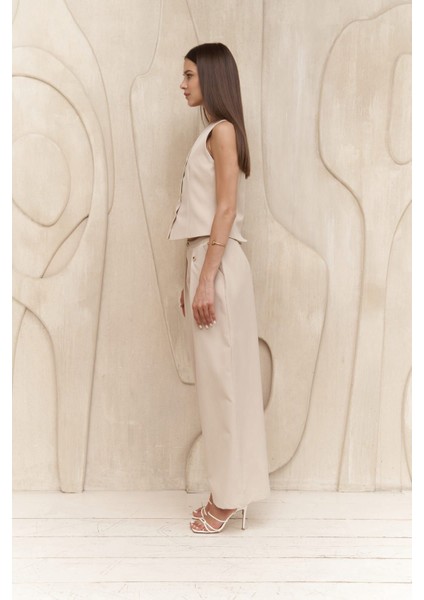 Rianto Açık Bej Kısa Yelek fırsatları