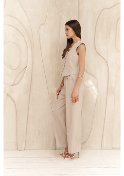 Rianto Koyu Bej Kısa Yelek fırsatları