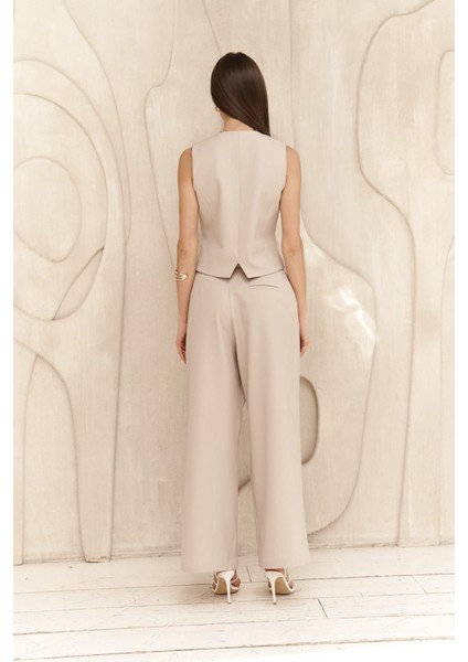 Rianto Koyu Bej Kısa Yelek indirimleri