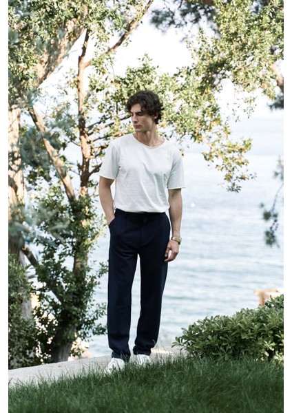 Glenn Erkek Lacivert Pantolon