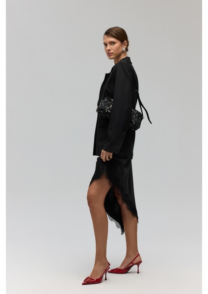 Lecco Dar Kesim Siyah Blazer modelleri